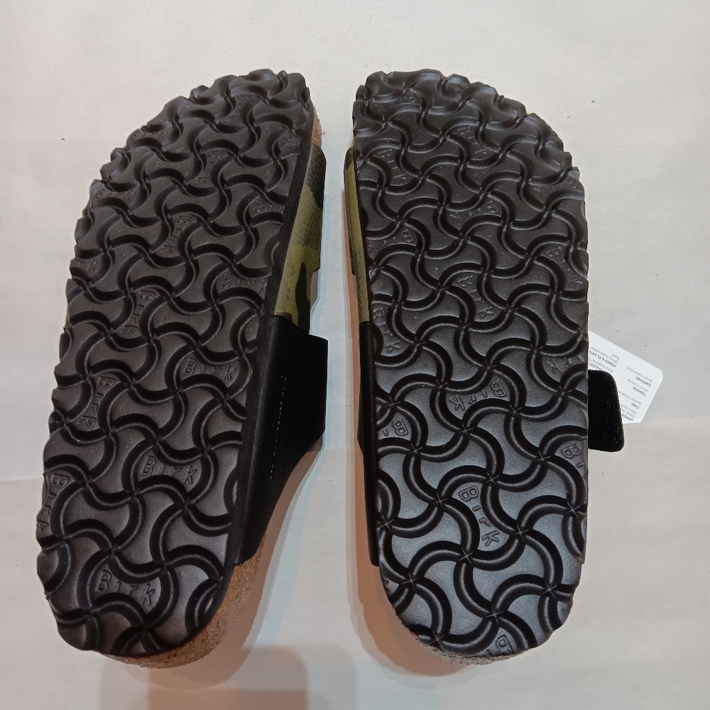 Birkenstock ARIZONA Split Sandals Black/Camo Ladies 6, Mens 4, EU37 1021191 Narr - Picture 8 of 8